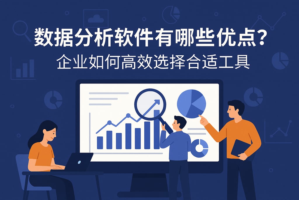 数据分析的软件有哪些优点？企业如何高效选择合适工具