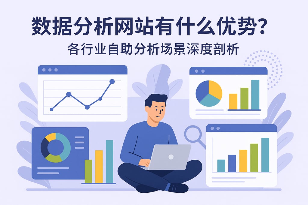数据分析网站有什么优势？各行业自助分析场景深度剖析