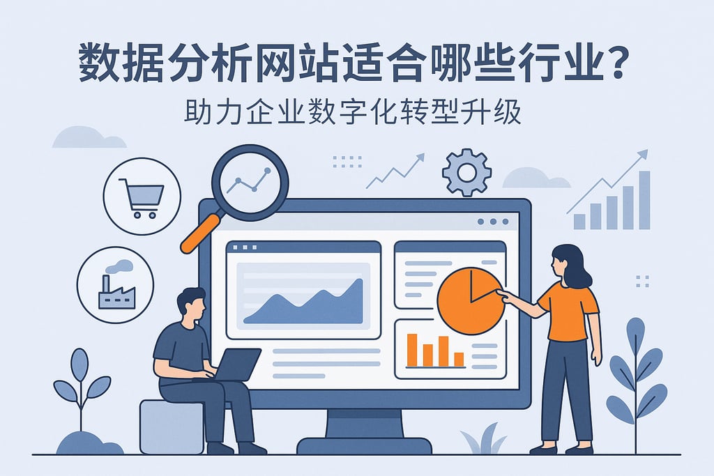 数据分析网站适合哪些行业？助力企业数字化转型升级