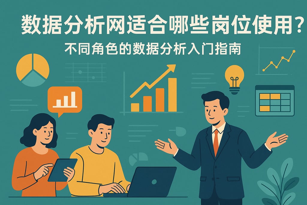 数据分析网适合哪些岗位使用？不同角色的数据分析入门指南