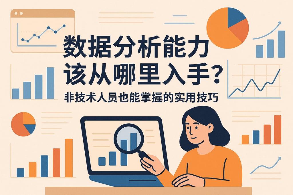 数据分析能力该从哪里入手？非技术人员也能掌握的实用技巧