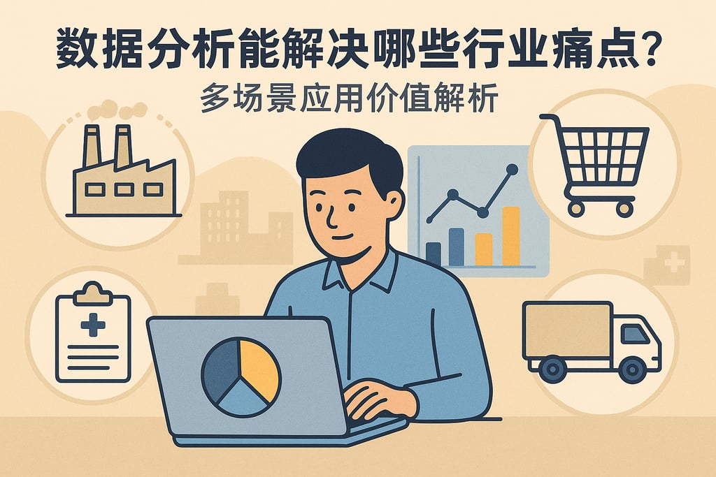 数据分析能解决哪些行业痛点？多场景应用价值解析