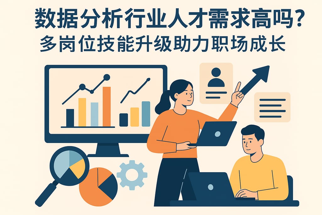 数据分析行业人才需求高吗？多岗位技能升级助力职场成长