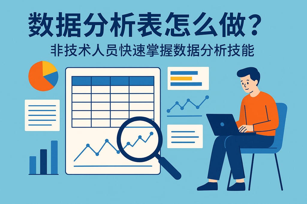 数据分析表怎么做适合初学者？非技术人员快速掌握数据分析技能