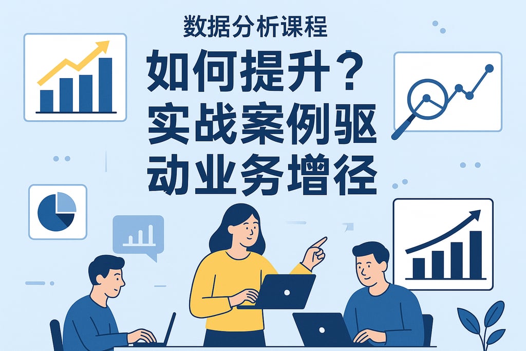 数据分析课程如何提升？实战案例驱动业务增长路径