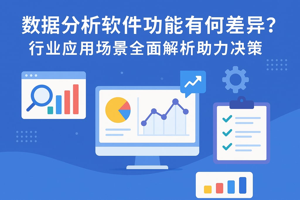 数据分析软件功能有何差异？行业应用场景全面解析助力决策
