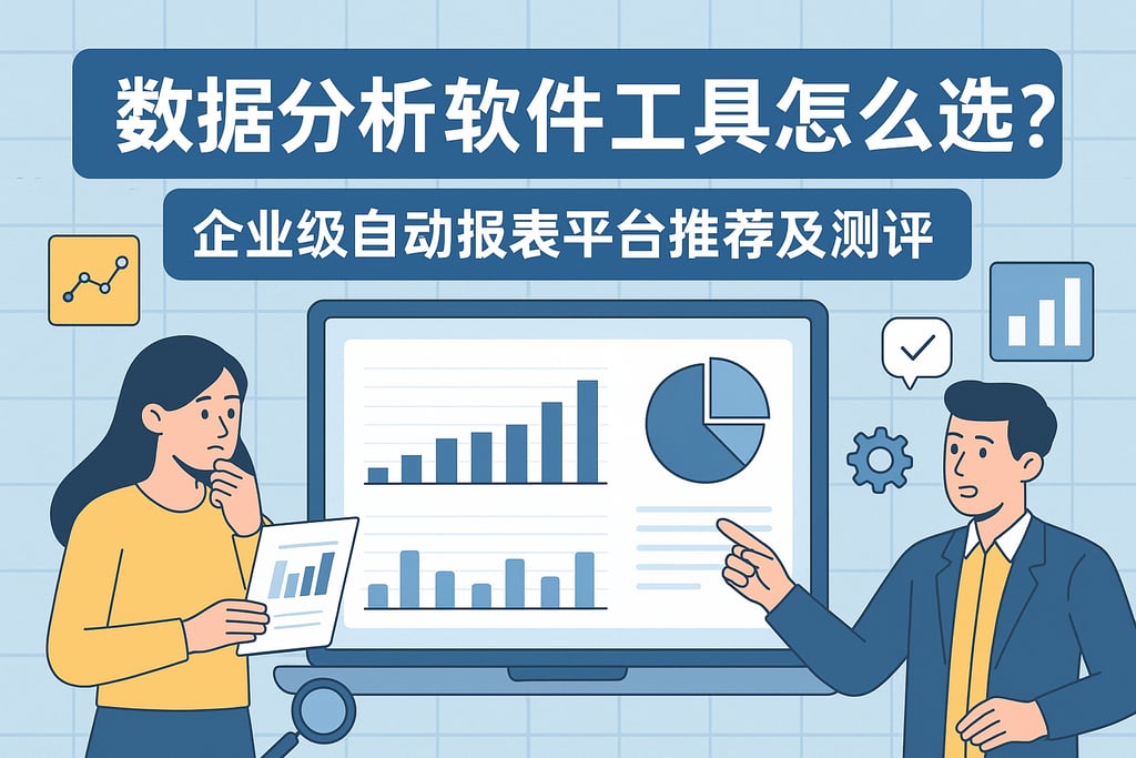 数据分析软件工具怎么选？企业级自动报表平台推荐及测评