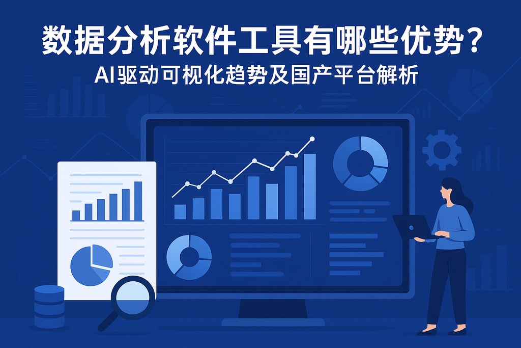 数据分析软件工具有哪些优势？AI驱动可视化趋势及国产平台解析