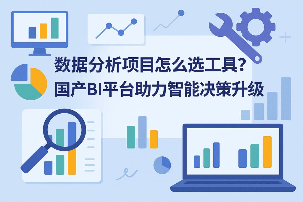 数据分析项目怎么选工具？国产BI平台助力智能决策升级