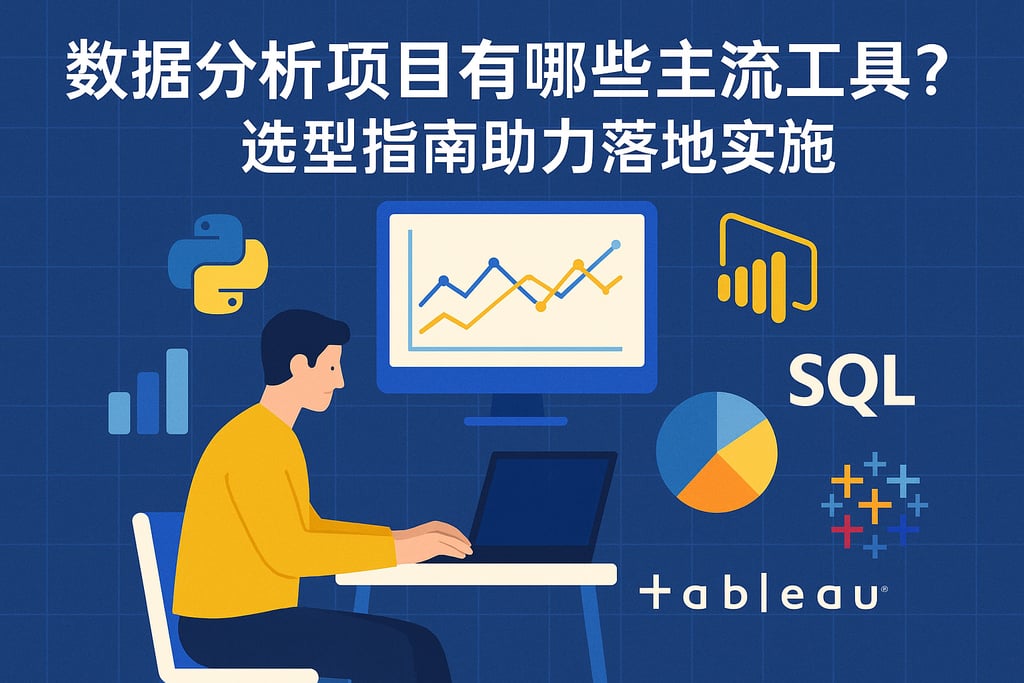 数据分析项目有哪些主流工具？选型指南助力落地实施