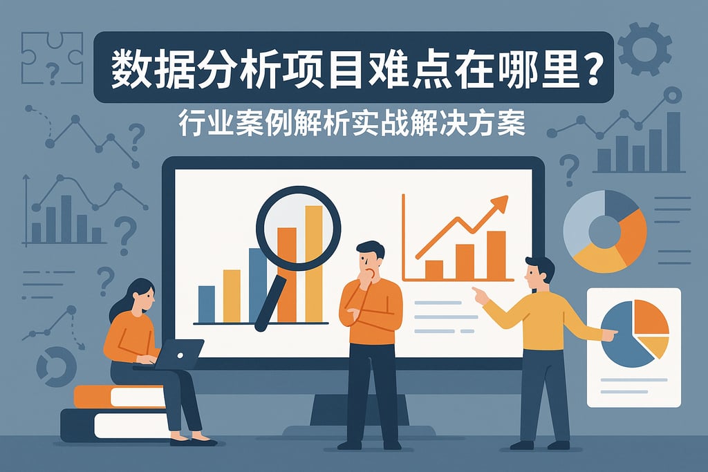 数据分析项目难点在哪里？行业案例解析实战解决方案