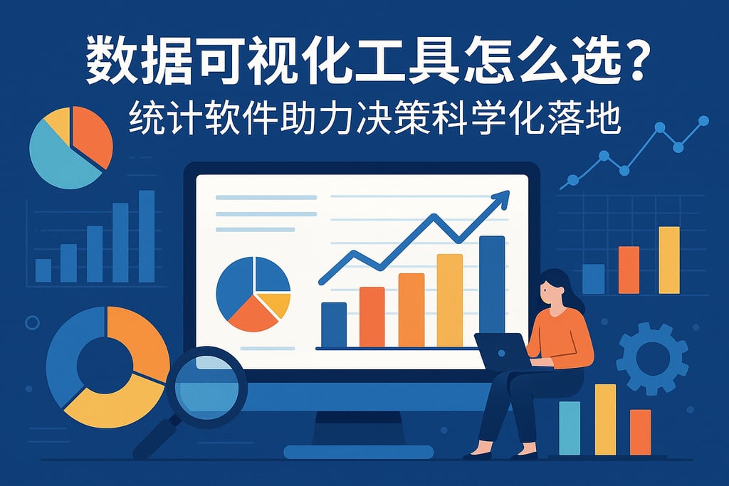 数据可视化工具怎么选？统计软件助力决策科学化落地