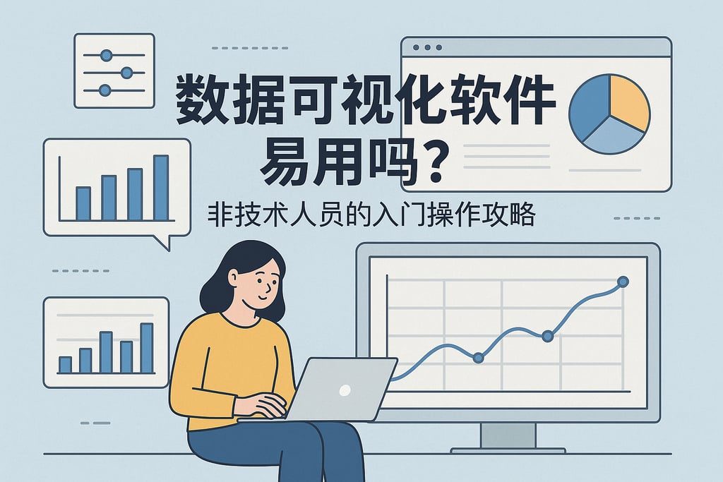 数据可视化软件易用吗？非技术人员的入门操作攻略