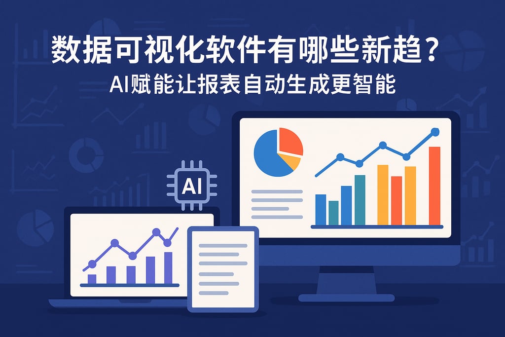 数据可视化软件有哪些新趋势？AI赋能让报表自动生成更智能