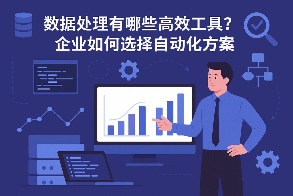 数据处理有哪些高效工具？企业如何选择自动化方案
