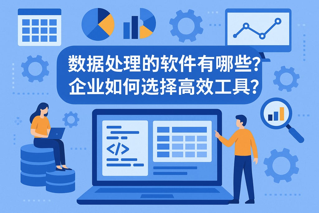 数据处理的软件有哪些？企业如何选择高效工具？