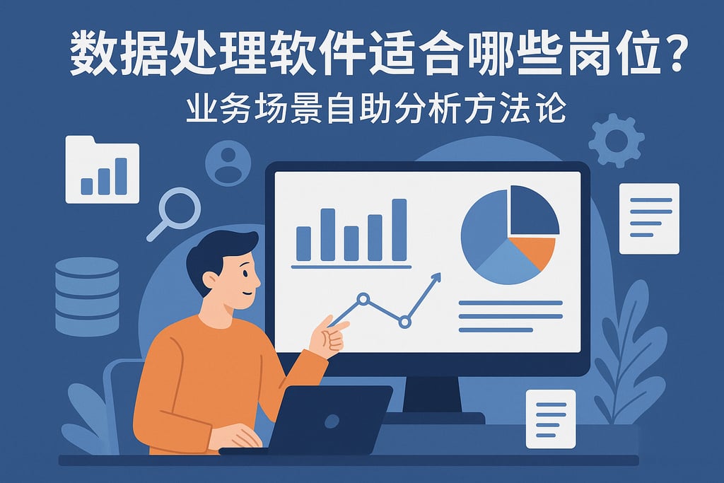 数据处理软件适合哪些岗位？业务场景自助分析方法论