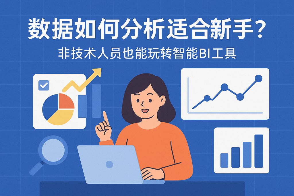 数据如何分析适合新手？非技术人员也能玩转智能BI工具