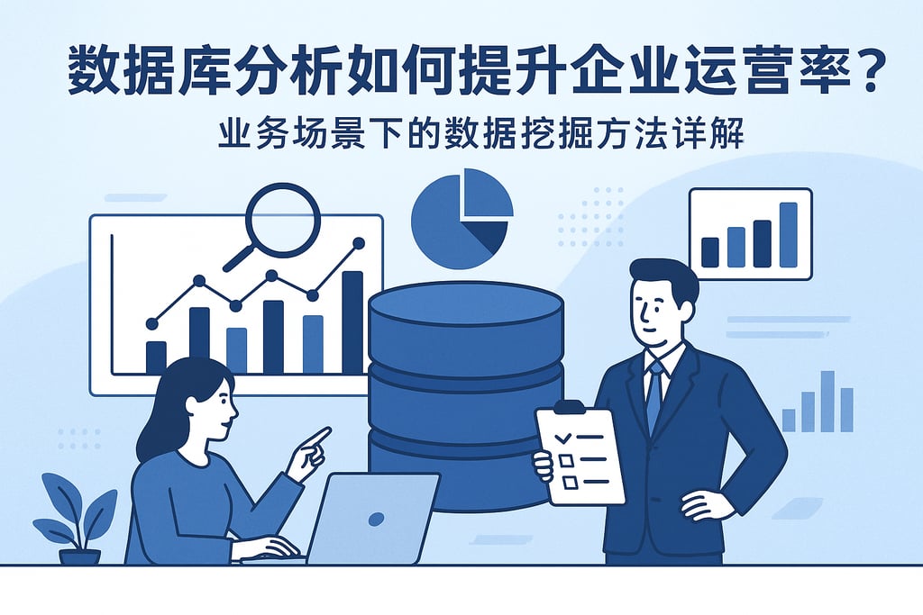 数据库分析如何提升企业运营效率？业务场景下的数据挖掘方法详解