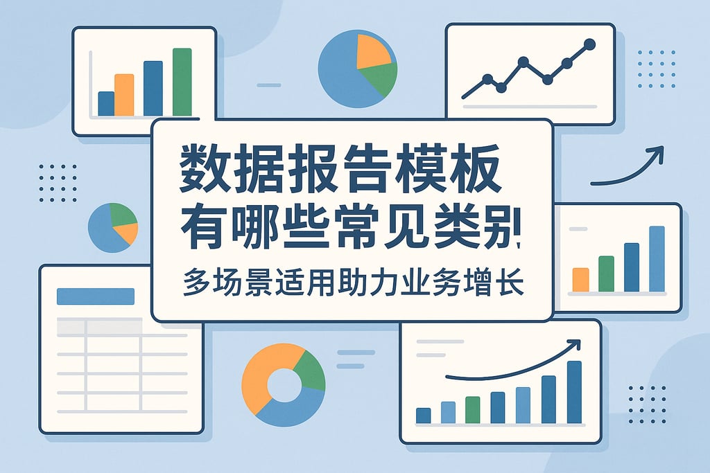 数据报告模板有哪些常见类型？多场景适用助力业务增长