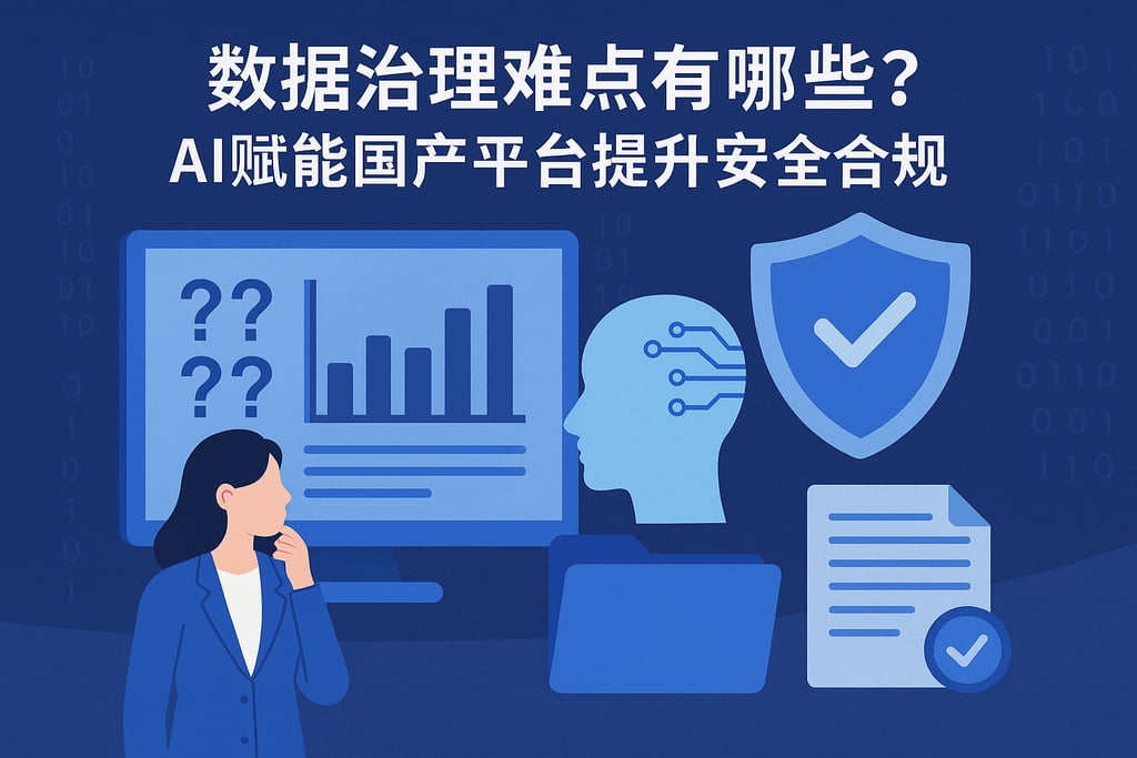 数据治理难点有哪些？AI赋能国产平台提升安全合规