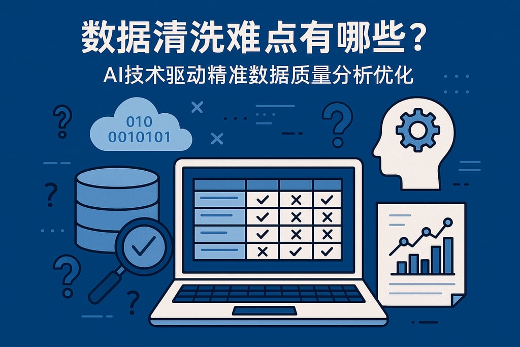 数据清洗难点有哪些？AI技术驱动精准数据质量分析优化