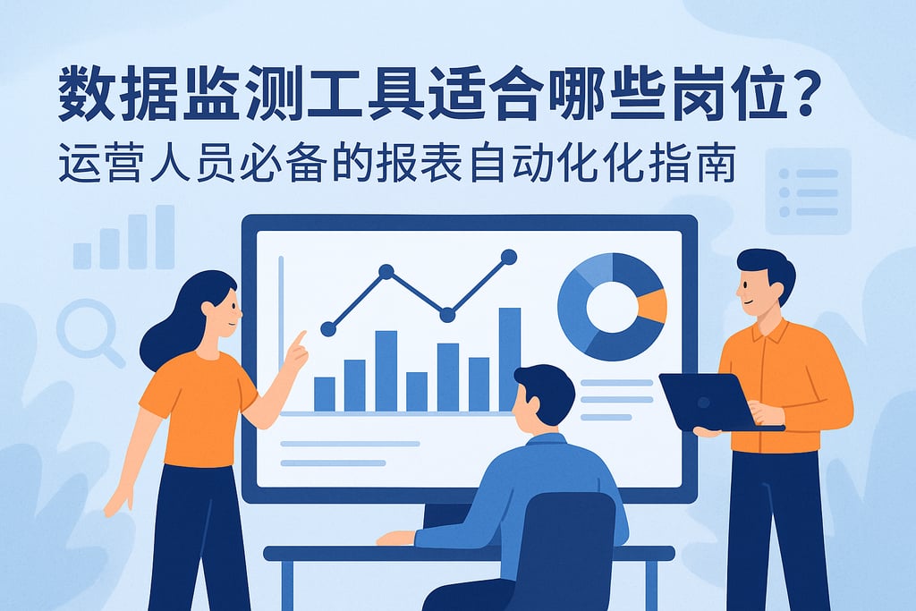 数据监测工具适合哪些岗位？运营人员必备的报表自动化指南