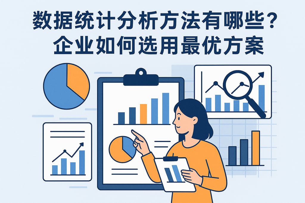 数据统计分析方法有哪些？企业如何选用最优方案