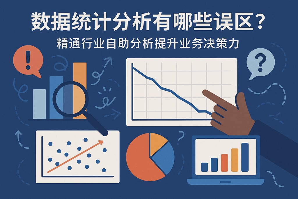 数据统计分析有哪些误区？精通行业自助分析提升业务决策力