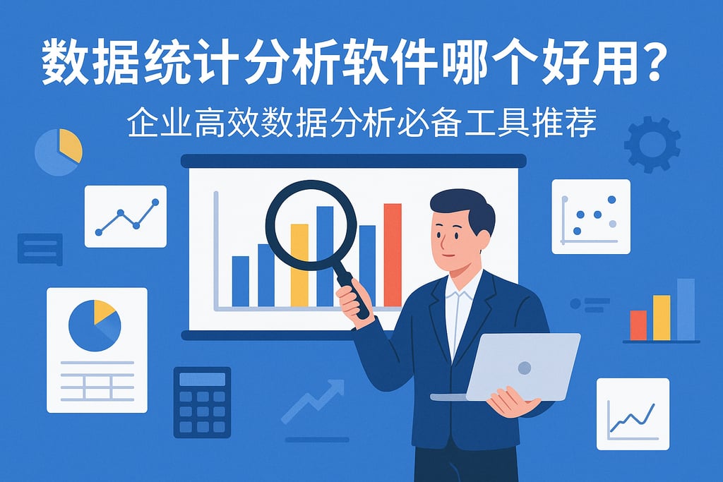 数据统计分析软件哪个好用？企业高效数据分析必备工具推荐