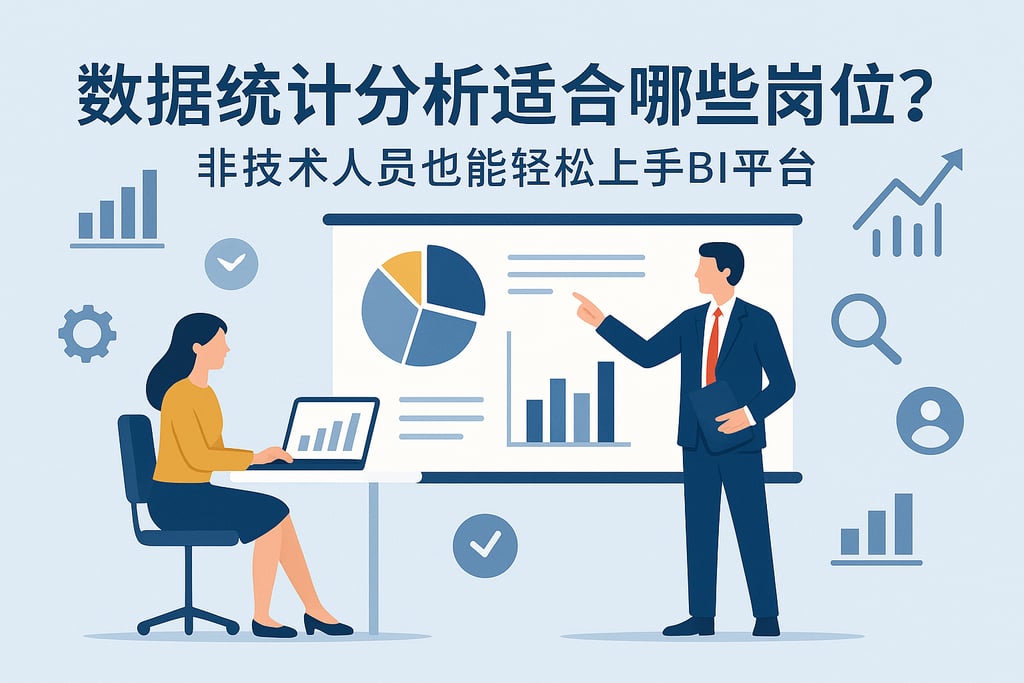 数据统计分析适合哪些岗位？非技术人员也能轻松上手BI平台