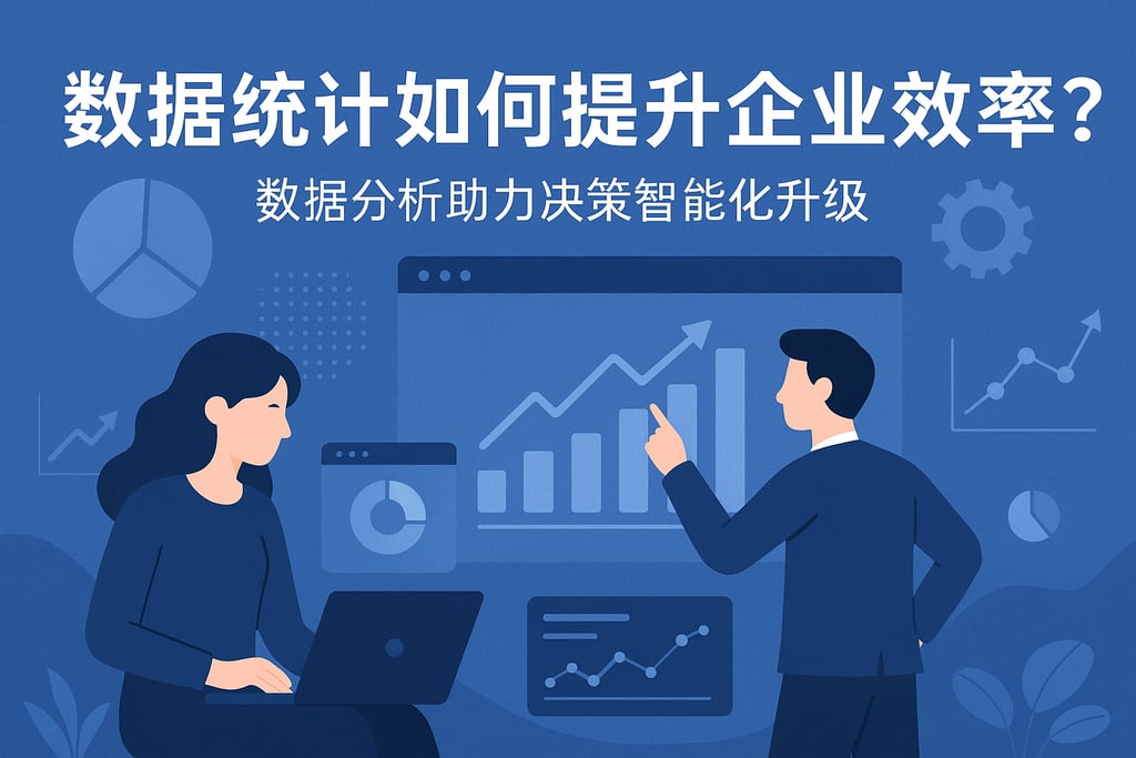 数据统计如何提升企业效率？数据分析助力决策智能化升级
