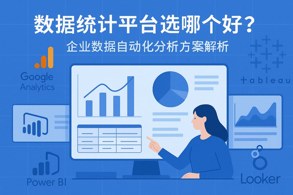 数据统计平台选哪个好？企业数据自动化分析方案解析