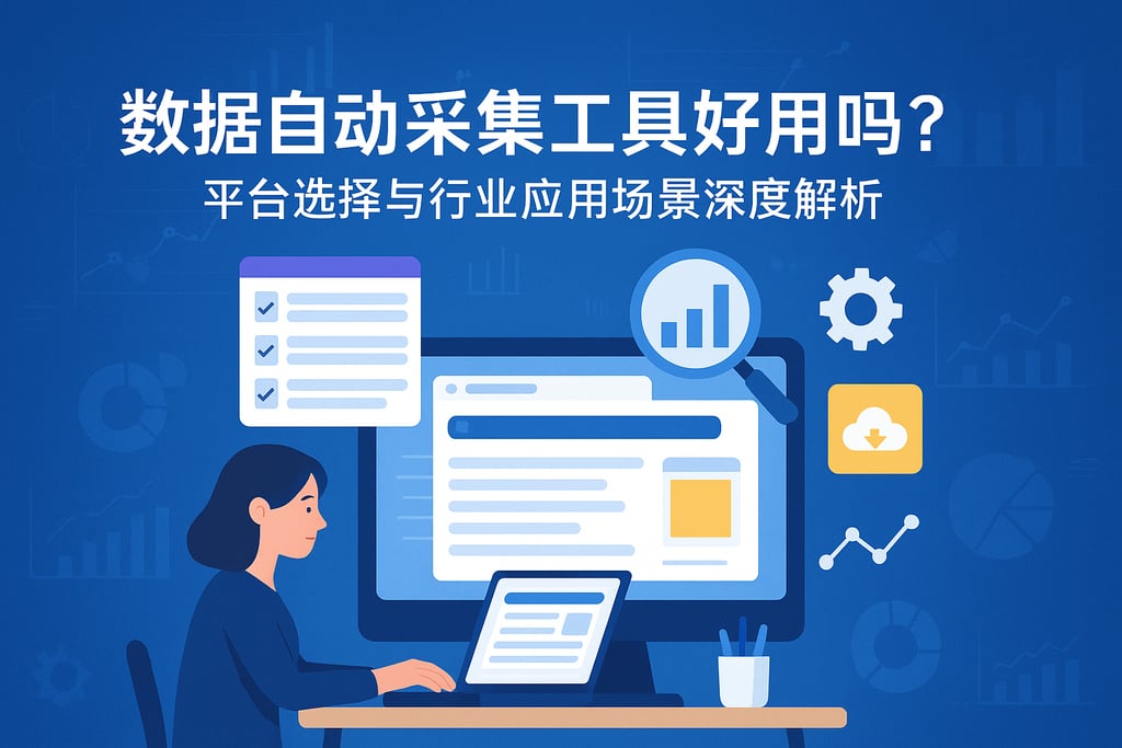 数据自动采集工具好用吗？平台选择与行业应用场景深度解析