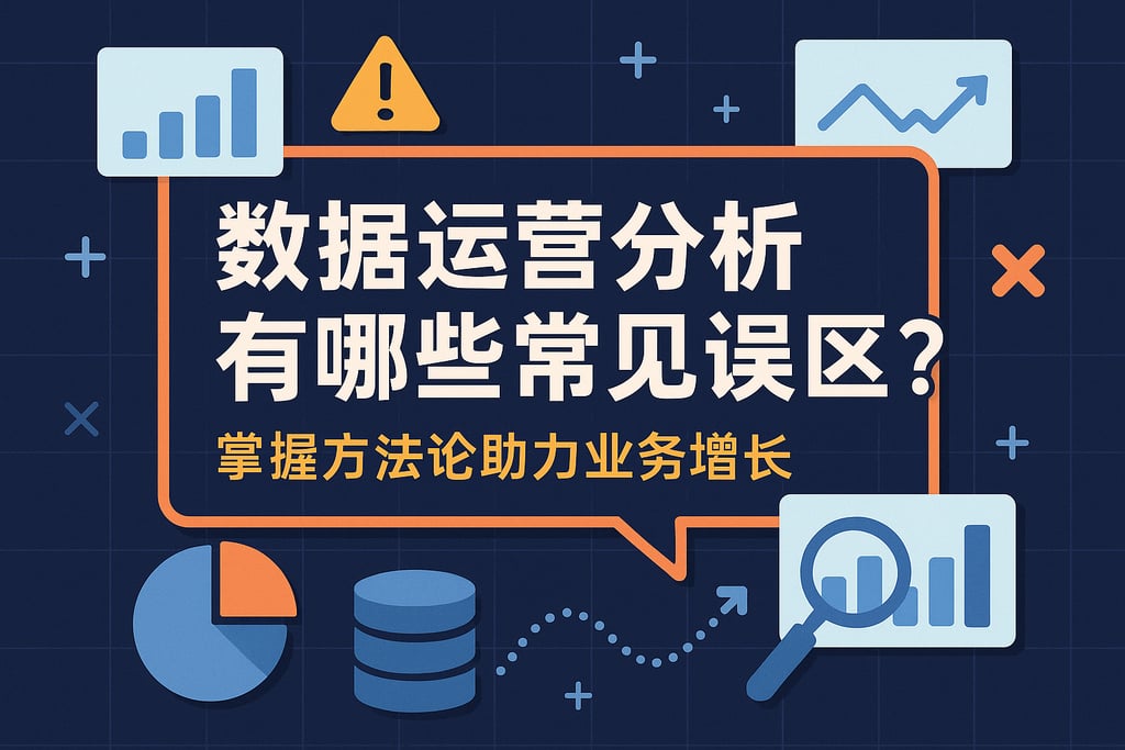 数据运营分析有哪些常见误区？掌握方法论助力业务增长