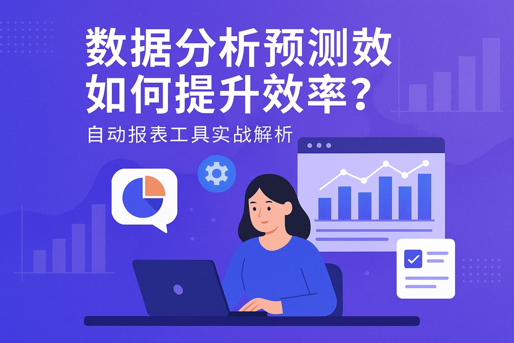 数据预测软件如何提升效率？自动报表工具实战解析