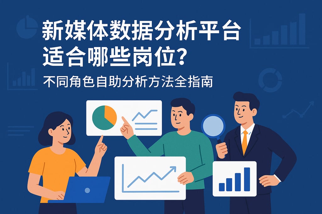 新媒体数据分析平台适合哪些岗位？不同角色自助分析方法全指南