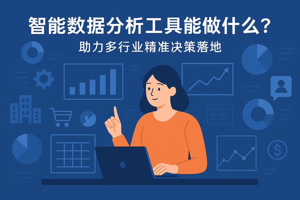 智能数据分析工具能做什么？助力多行业精准决策落地
