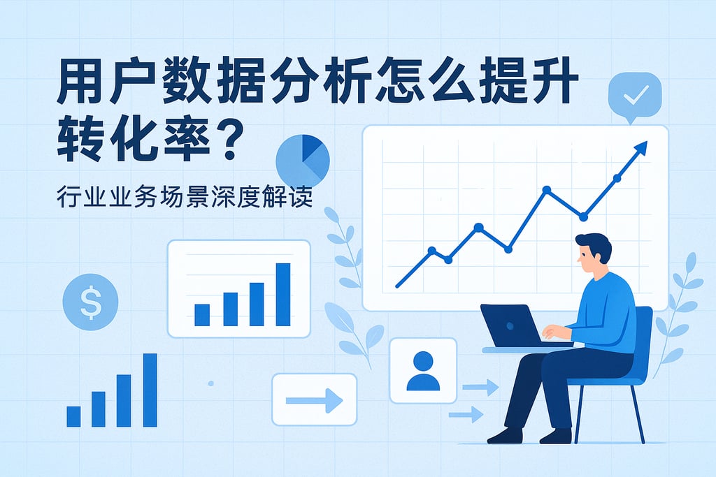 用户数据分析怎么提升转化率？行业业务场景深度解读