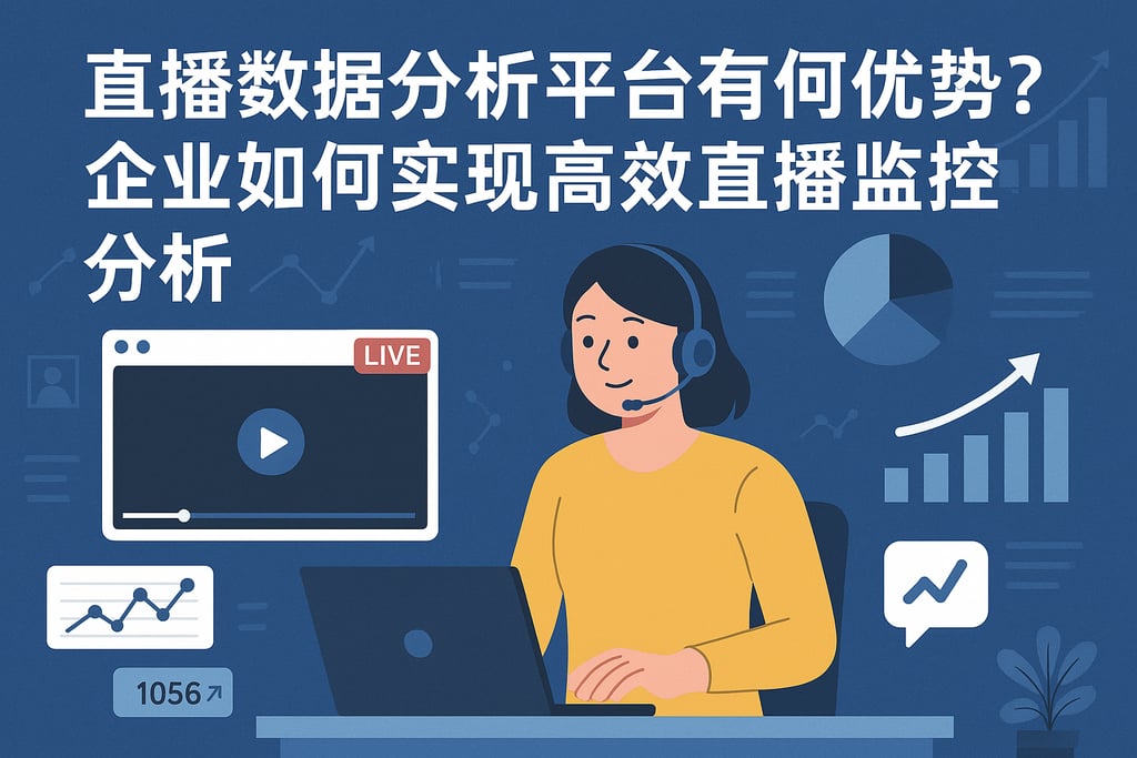 直播数据分析平台有哪些优势？企业如何实现高效直播监控分析