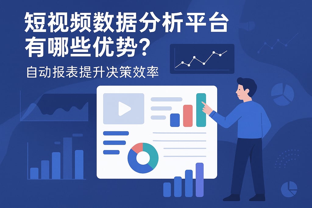 短视频数据分析平台有哪些优势？自动报表提升决策效率