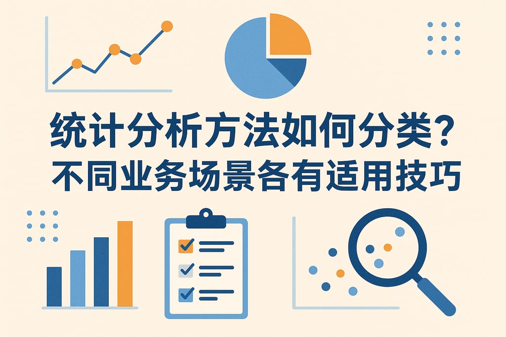 统计分析方法如何分类？不同业务场景各有适用技巧