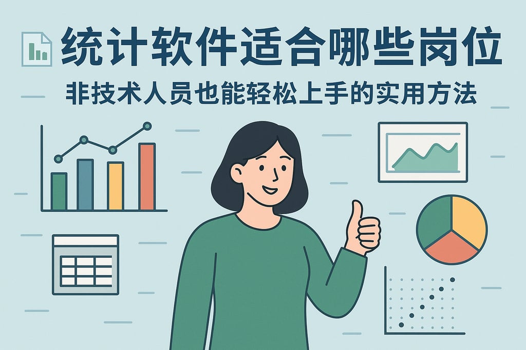 统计数据的软件适合哪些岗位？非技术人员也能轻松上手的实用方法