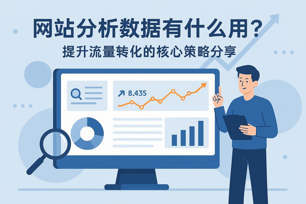 网站分析数据有什么用？提升流量转化的核心策略分享