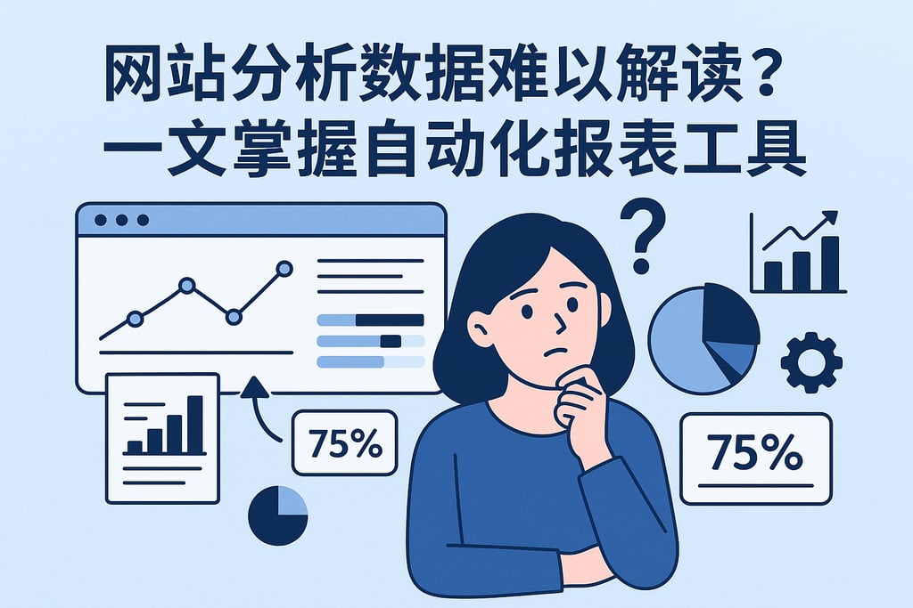 网站分析数据难以解读吗？一文掌握自动化报表工具