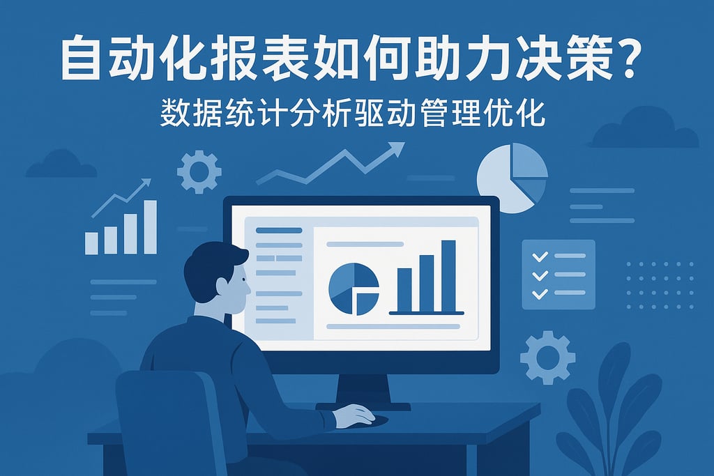 自动化报表如何助力决策？数据统计分析驱动管理优化