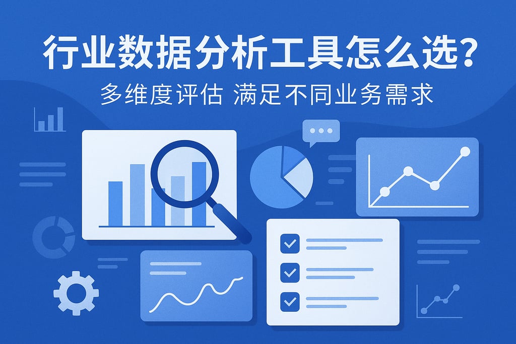 行业数据分析工具怎么选？多维度评估满足不同业务需求