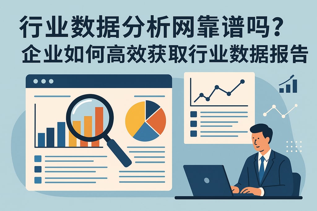 行业数据分析网靠谱吗？企业如何高效获取行业数据报告
