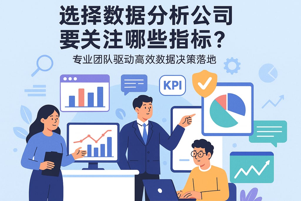 选择数据分析公司要关注哪些指标？专业团队驱动高效数据决策落地