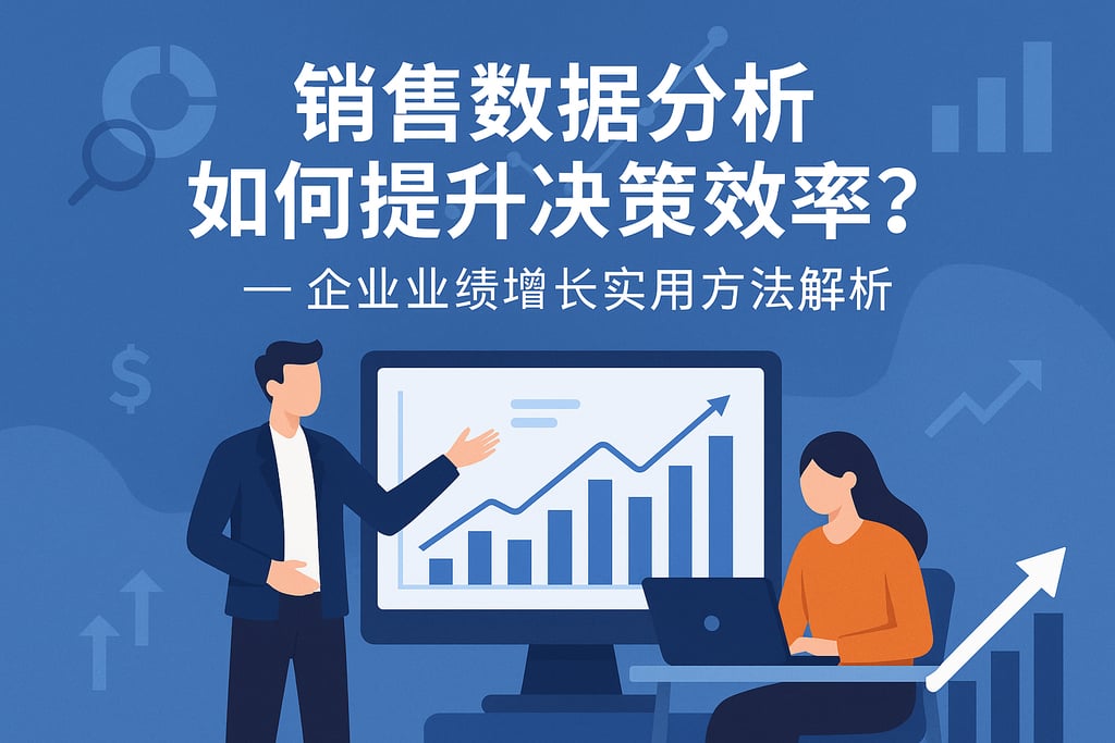 销售数据分析如何提升决策效率？企业业绩增长实用方法解析